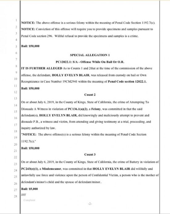 Blair pleads not guilty to charges. Pretrial conference and prelim hearing scheduled Aug. 6 Blair pleads not guilty to charges. Pretrial conference and prelim hearing scheduled Aug. 6